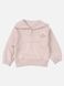 Костюм на флисе бежевый: свитшот half-zip и штаны для младенцев, Bebico, 6-9 мес