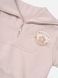 Костюм на флисе бежевый: свитшот half-zip и штаны для младенцев, Bebico, 6-9 мес
