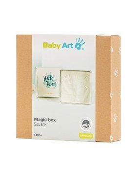 Магическая коробочка квадратная с отпечатками для новорожденных, Baby Art фото