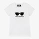 Футболка белая с принтом очки для детей, KARL LAGERFELD, 3 года