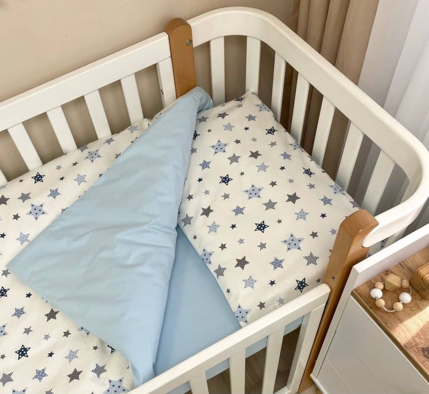 Змінна постіль Baby Dream Stars блакитний для немовлят, MSonya фото