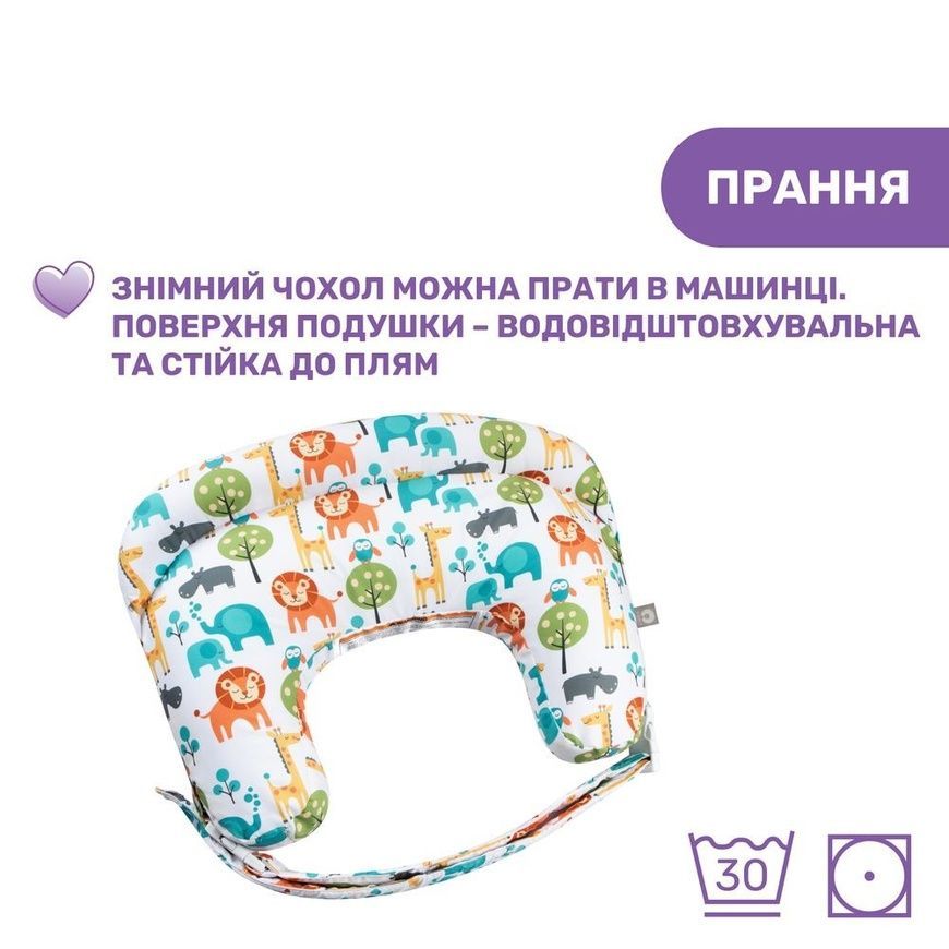 Подушка для годування біла з сірим "Boppy Pillow Deluxe", Boppy фото