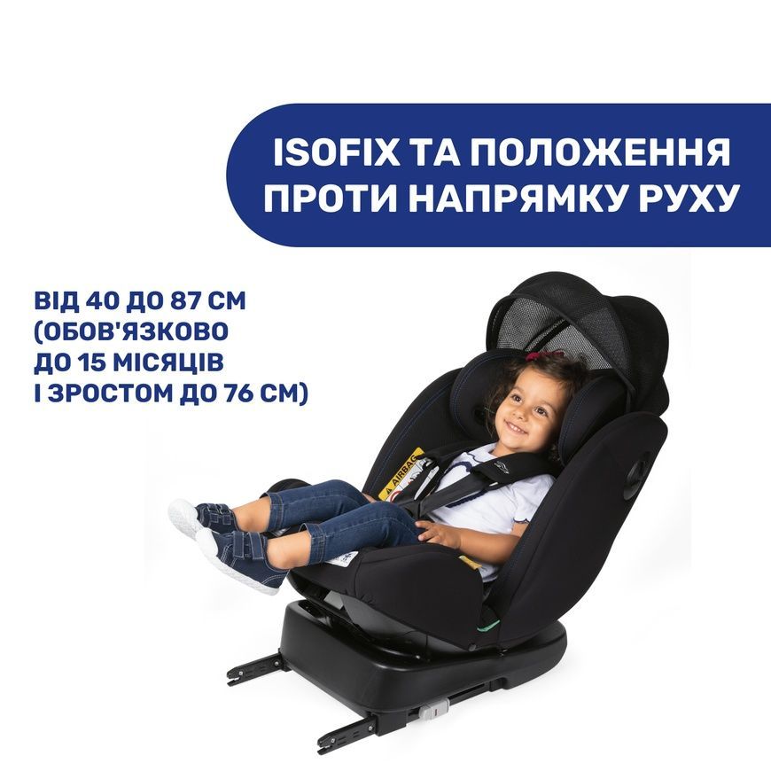 Автокресло Unico Evo Air i-Size, группа 0+/1/2/3 для детей, Chicco, 0-12 лет фото