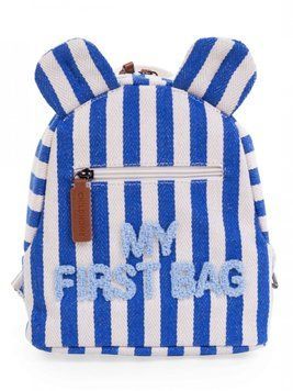 Рюкзак детский My first bag stripes electric blue, Childhome фото
