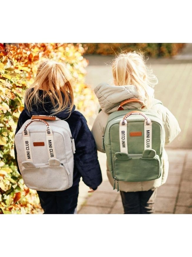 Рюкзак детский Mini Club canvas green, Childhome фото