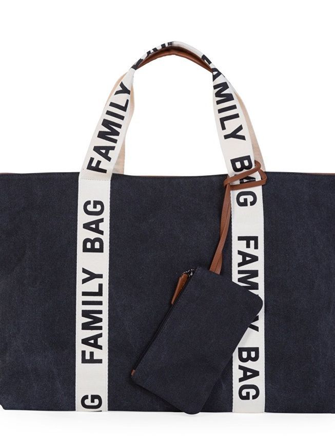 Сумка Family bag canvas black, Childhome фото
