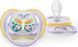 Пустушка Ultra Air жовто-фіолетова для немовлят, PHILIPS Avent, 0-6 міс