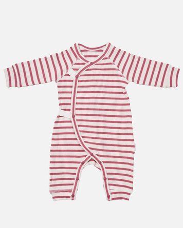 Чоловічок білий у рожеву смужку на запах в рубчик для немовлят, Koala Bebe, newborn фото