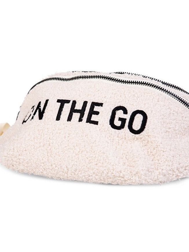 Сумка через плечо Banana bag teddy white, Childhome фото