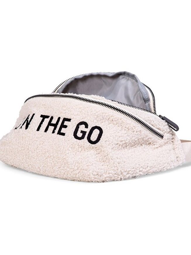 Сумка через плечо Banana bag teddy white, Childhome фото