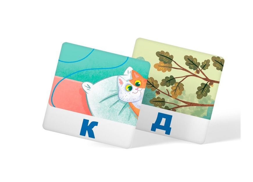 Розумні картки дитячі. Читаємо по буквах. 30 карток, Crystal Book фото