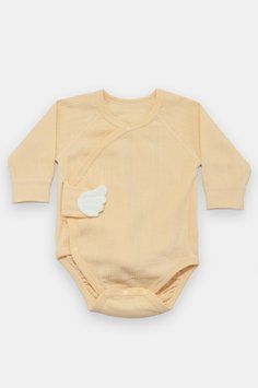 Боді жовте на запах в рубчик Янгол для немовлят, Koala Bebe, newborn фото