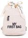 Рюкзак дитячий My first bag teddy white, Childhome