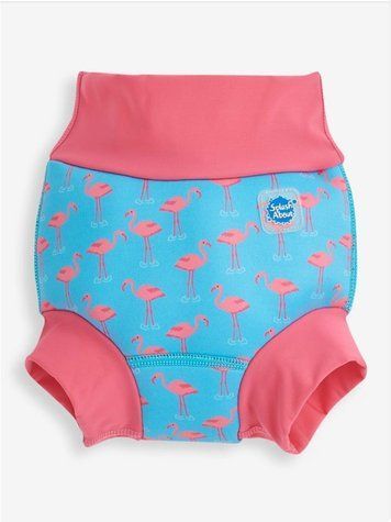 Трусики-подгузники непромокаемые с фламинго для младенцев, JoJo Maman Bebe, 0-3 мес фото