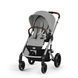 Коляска Balios S Lux SLV Stone Grey (с бампером), Cybex