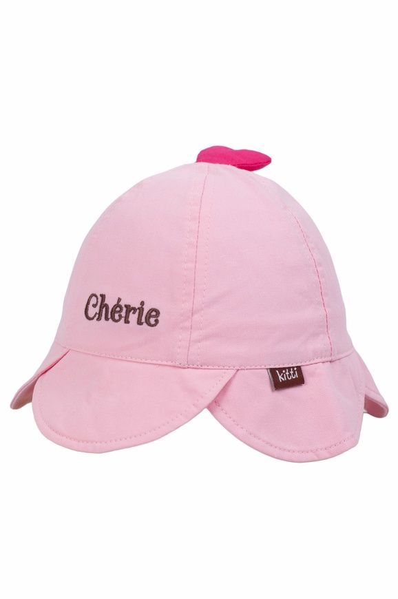 Панамка розовая cherie с сердцем для девочки, Kitti, 1-3 года фото