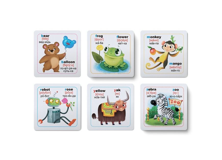 Умные карточки детские. English ABC. 30 карточек, Crystal Book фото